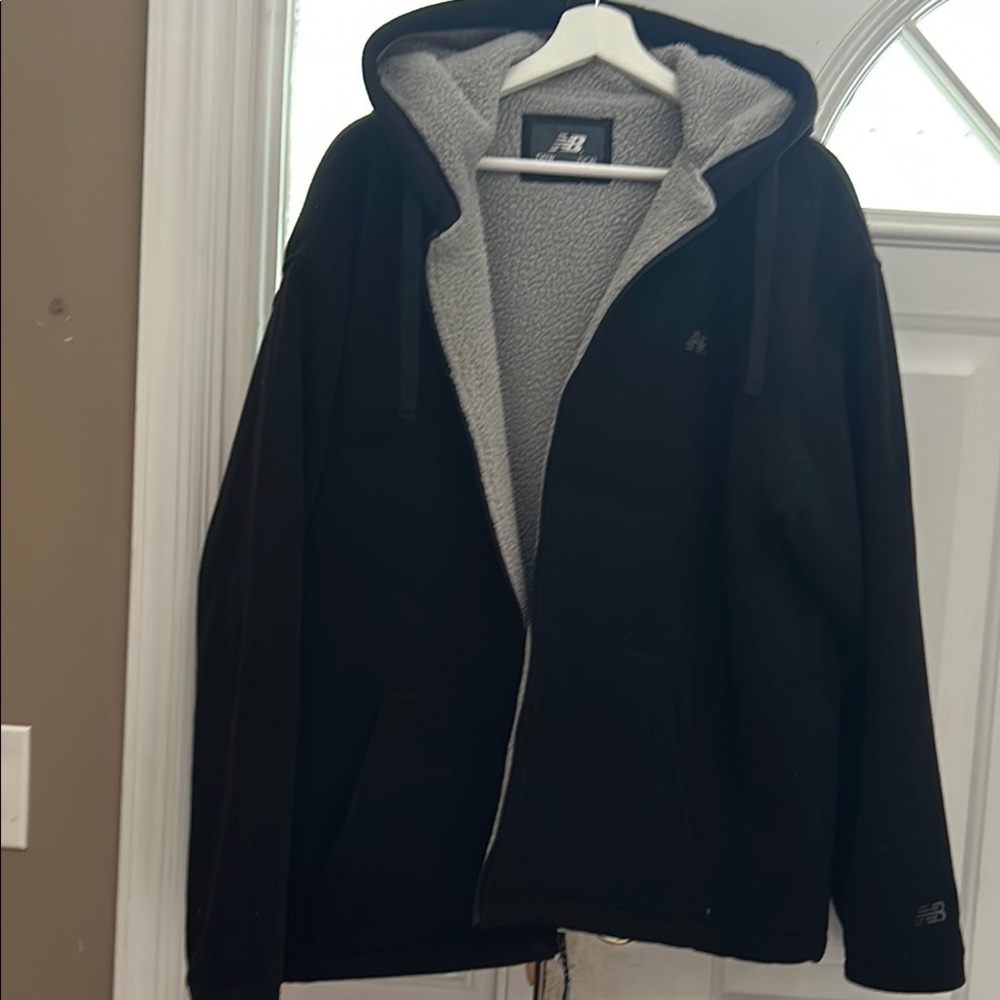 New Balance Black and Gray Men's Jacket